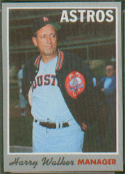 1970 Topps Baseball Cards      032      Harry Walker MG